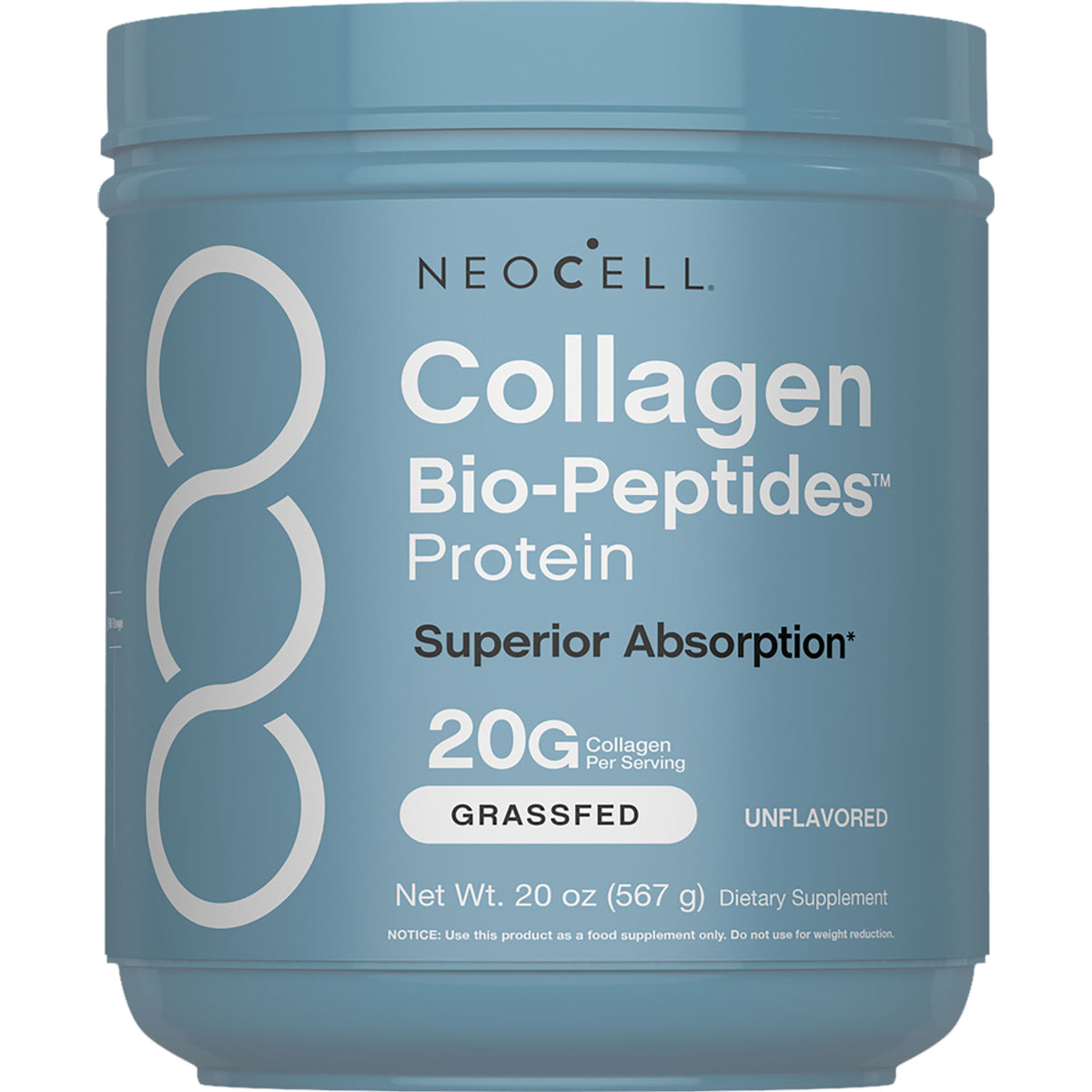 Grassfed Collagen Bio-Peptides, 20 oz (567 g) Powder